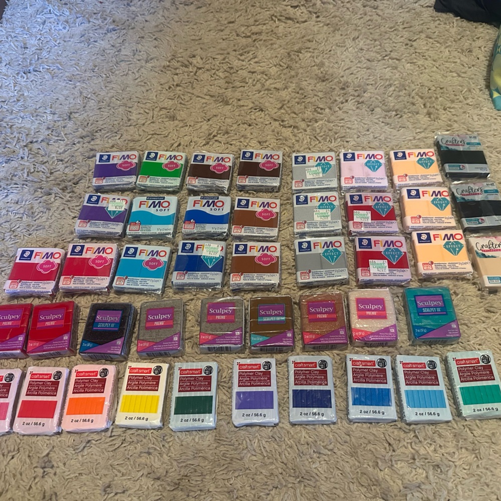 FIMO clay - multiple colors